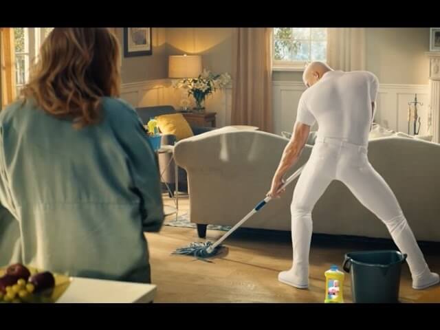 Sexy Mr. Clean gets dirty in new Super Bowl ad