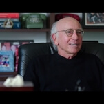 Larry David despises every second of this promo for CNN’s The History Of Comedy