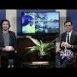 Stephen Colbert takes Adam Driver back to Indiana on The Late Show