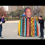 Billy Eichner sets up an obstacle course to literally separate art from artist