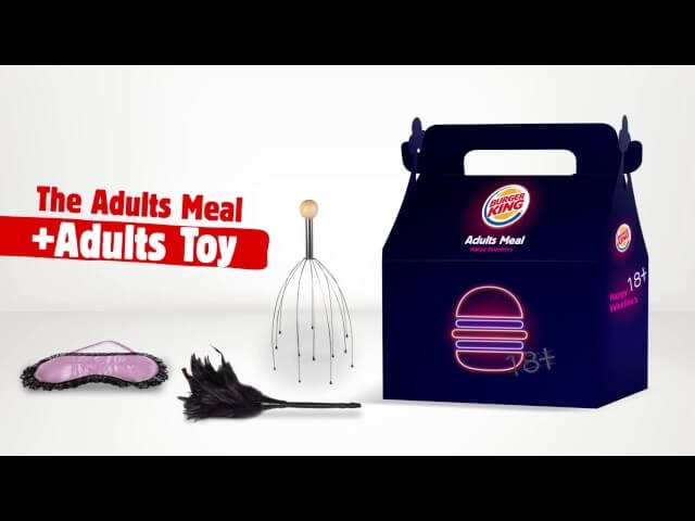 Burger King Israel includes sex toys in its very happy meal