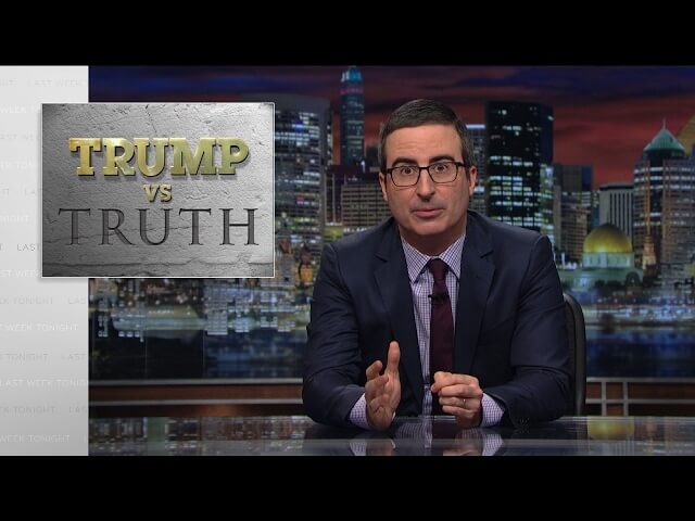 John Oliver’s just going to spoon-feed facts to Trump now