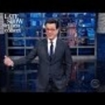 Stephen Colbert compares Trump’s press conference to a steaming pile of shit