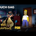 Homer meets the ultimate Simpsons fan in new couch gag