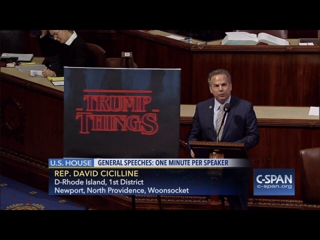 Congressman takes dad jokes to new level with Trump-Stranger Things bit