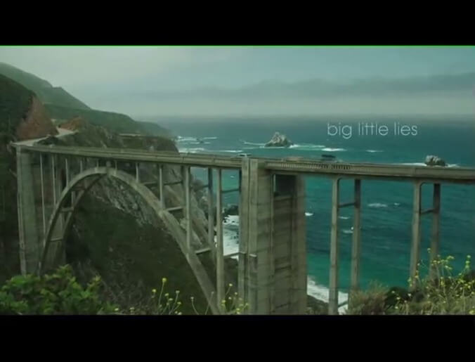 What’s with all the driving during the Big Little Lies theme song?