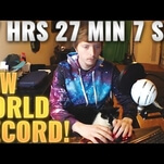 Just a man clicking his mouse 1 million times