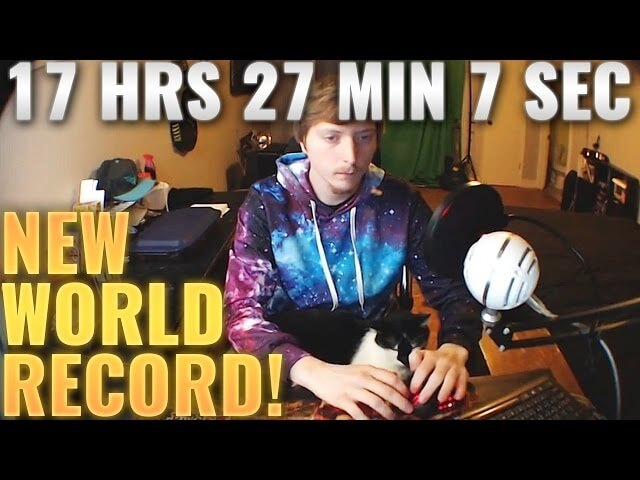 Just a man clicking his mouse 1 million times