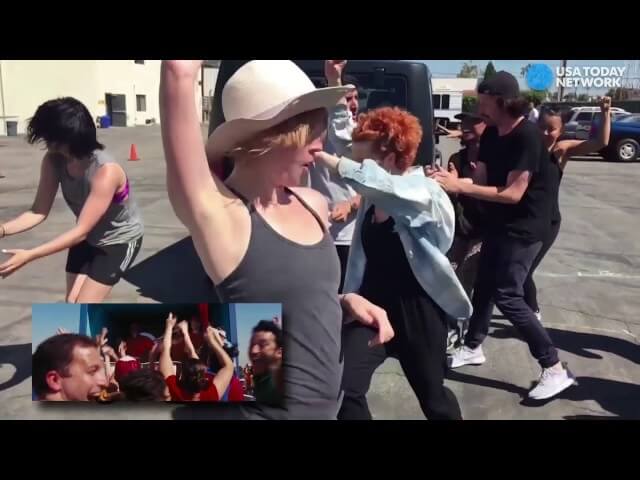 Watch La La Land’s opening number rehearsed in a nondescript parking lot