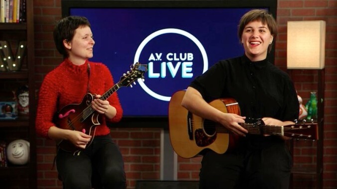 The A.V. Club gets a special performance from Australian folk duo Oh Pep!