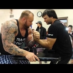 Watch Game Of Thrones’ The Mountain get crushed by a professional arm wrestler