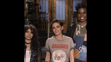 Kristen Stewart is too fuckin’ cool for cues on a sloppy but pointed SNL