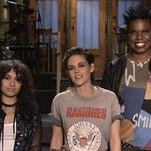 Kristen Stewart is too fuckin’ cool for cues on a sloppy but pointed SNL