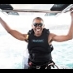 Cool dad Barack Obama is out here kitesurfing and shit now