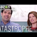 Catastrophe’s stars manage to keep it together while announcing premiere date