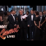 Let Jimmy Kimmel describe what it was like in the middle of that Oscars mess