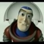 Watch Billy Crystal voice a primitive Buzz Lightyear in this unsettling Toy Story demo