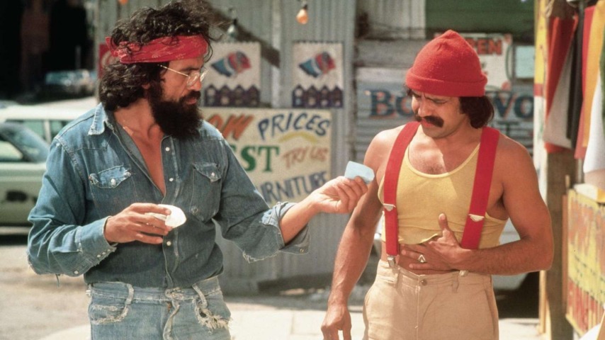 Hey, man, you wanna watch the Cheech & Chong movies, man?
