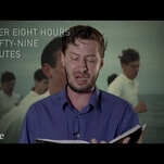 Here’s nine hours of a guy reading the entire terms and conditions for the Amazon Kindle