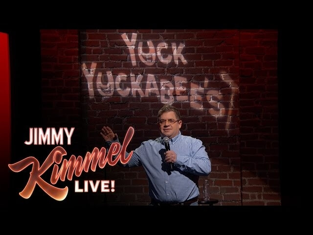 Patton Oswalt can’t punch up Mike Huckabee’s shitty jokes