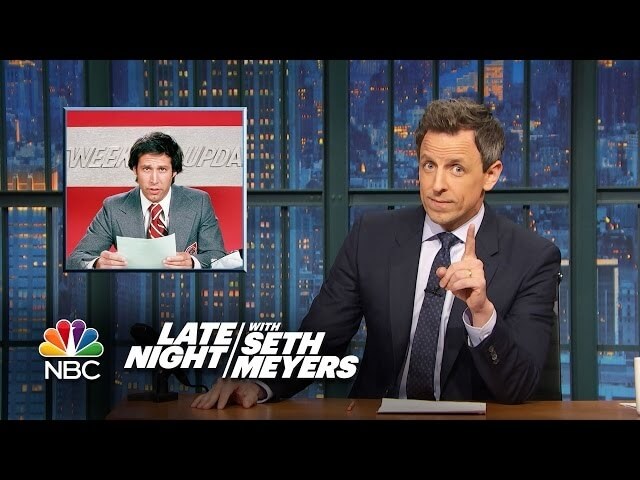 Donald Trump’s SNL joke theft isn’t lost on Seth Meyers