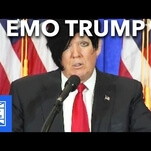 Life remains unfair for emo President Donald Trump