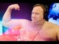 Goddamn it, Alex Jones has taken his shirt off again