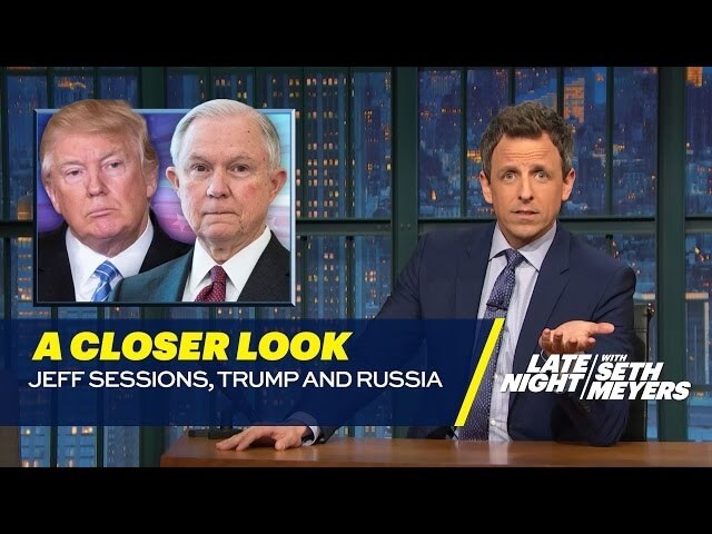 Late-night hosts did not recuse themselves from clowning on Jeff Sessions