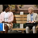 Kate McKinnon reimagines Jeff Sessions as Forrest Gump on Saturday Night Live