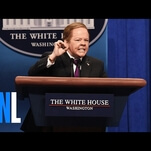 Sean Spicer finally got to make his dumb SNL joke