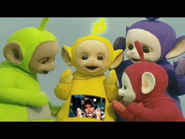 Stare into the void of the Teletubbies performing “Get Ur Freak On”