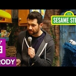 Billy Eichner brings his questions—and cookies—to Sesame Street
