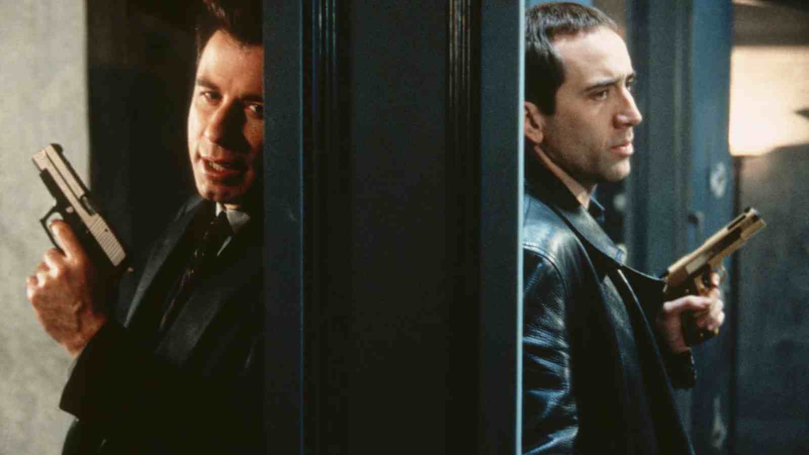 It’s Cage versus Travolta in the sublime overacting Olympics of Face/Off