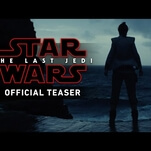 Luke Skywalker speaks in the first trailer for The Last Jedi