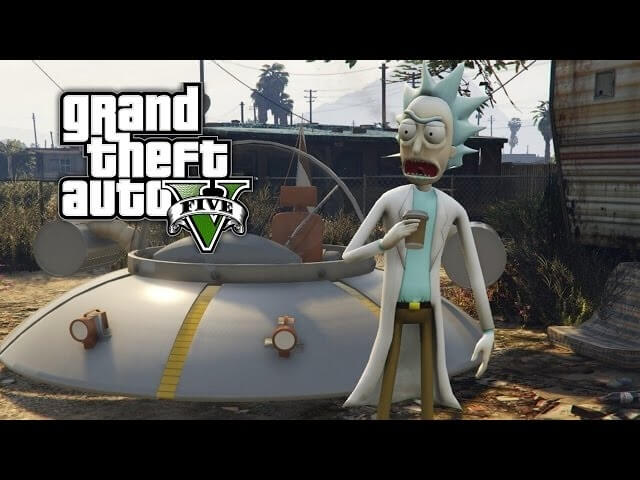 Rick And Morty comes to Grand Theft Auto V and it is terrifying