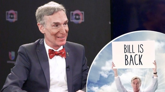 Bill Nye is returning to TV and film to save the world