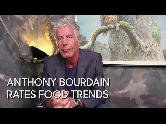 Anthony Bourdain does not have time for truffle oil