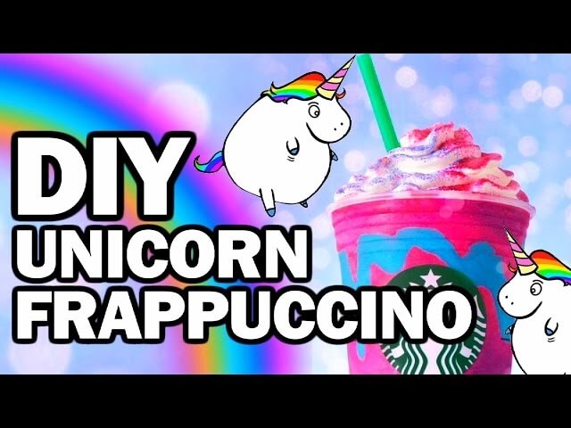 How to make your own, healthier Unicorn Frappuccino