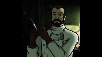 Archer’s resident mad scientist finally gets to be a hero, in his own deranged, evil way