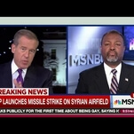 Sensitive Brian Williams waxes poetic about the beauty of Syrian air strike