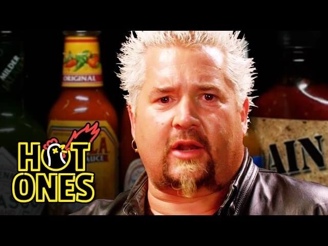 Guy Fieri on hot wings is still Guy Fieri