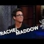 Rachel Maddow talks ratings and the prospect of Republicans doing the right thing on The Late Show