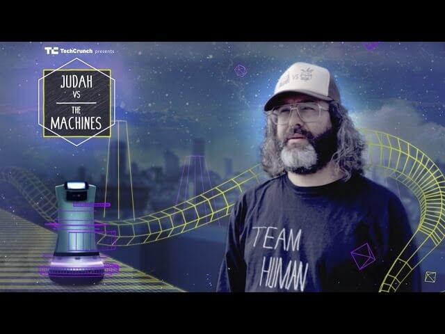 Watch Judah Friedlander explore our terrifying, robot-filled future