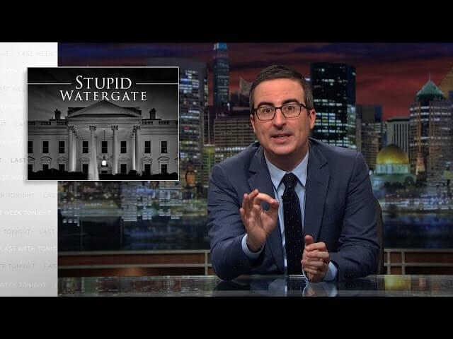 Seven days’ worth of “Stupid Watergate” breaks Last Week Tonight