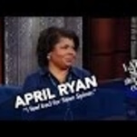 White House correspondent April Ryan tells Stephen Colbert why “fake news” is nonsense