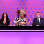 The Drag Race crew jumps in front of the camera for the makeover challenge