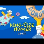 Press any key to enjoy this 16-bit tribute to King-Sized Homer