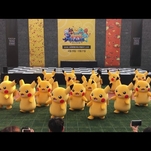 People freaked the fuck out when this dancing Pikachu malfunctioned
