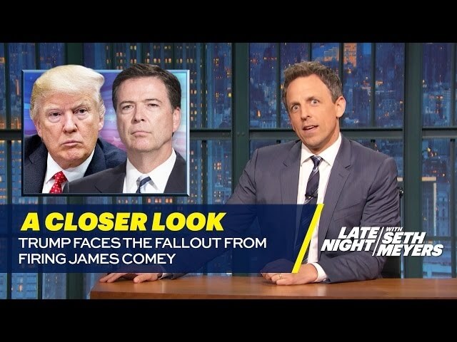 Seth Meyers stares down the eye-rolling over the Comey firing