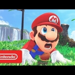 Why yes, that is Mario possessing a T. rex in the new Super Mario Odyssey trailer